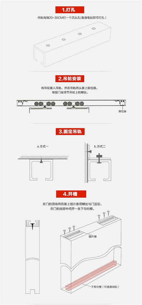 滑轨门如何安装,滑轨安装指南_欧力顿铰链滑轨官网