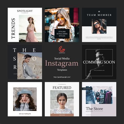 Free 8 Social Media Instagram Templates - Graphic Google - Tasty ...