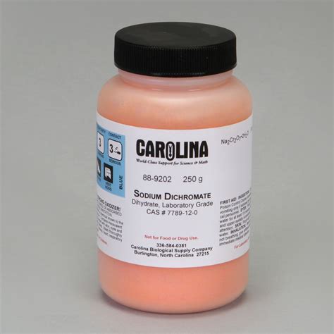 Sodium Dichromate, Dihydrate, Laboratory Grade, 250 g | Carolina.com