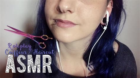 ASMR Français ~ Roleplay Coiffeur/Haircut - YouTube