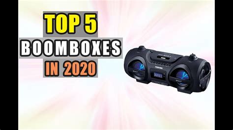 Best Portable Wireless Boomboxes of 2020 || Top 5 Portable BlueTooth Boomboxes Reviews - YouTube