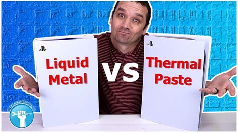 PS5 Liquid Metal vs Thermal Paste - It OVERHEATED! - YouTube