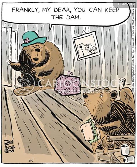 Beaver Dam Cartoons and Comics - funny pictures from CartoonStock