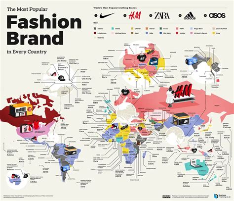 The Most Popular Brand In Every Country, Mapped - Vivid Maps