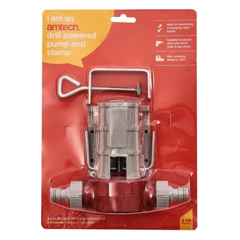 Amtech V2375 Drill Powered Liquid Transfer Pump & Clamp | Sealants and ...