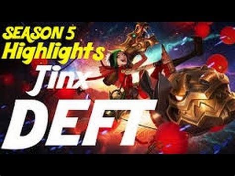 HighLight Deft Montage Best Jinx Plays - YouTube