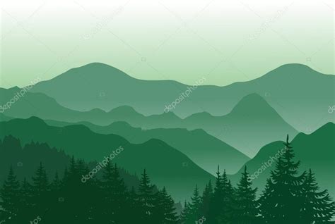 Green Mountains Clipart