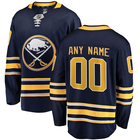 Men's Buffalo Sabres Fanatics Branded Navy Premier Breakaway - Custom Jersey