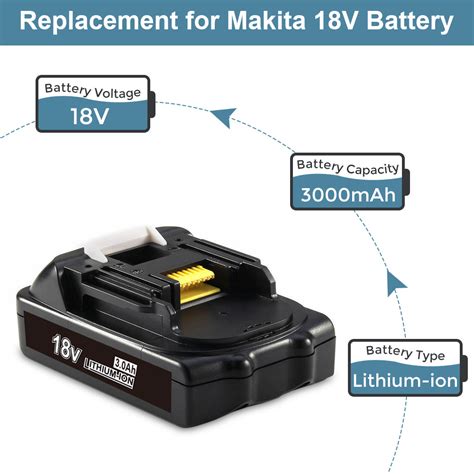 For Makita 18V Battery | BL1830 3.0Ah Li-ion Battery 3 Pack – Batteriescorp