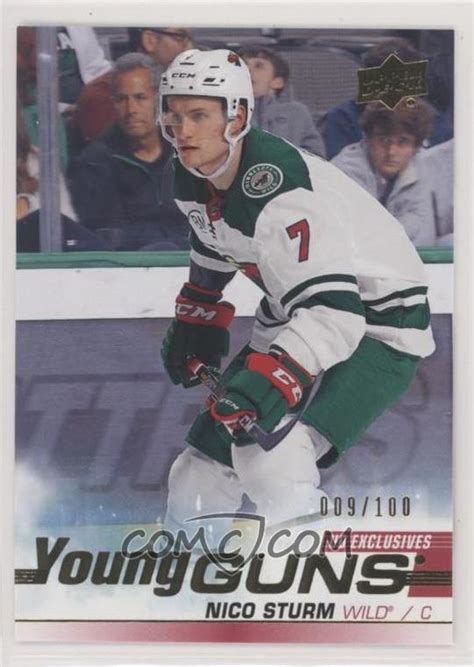 2019-20 Upper Deck - [Base] - UD Exclusives #219 - Young Guns - Nico Sturm /100