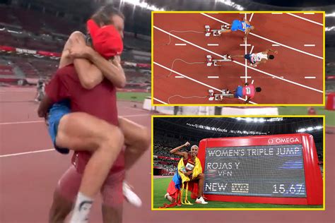 Drama in Olympic Stadium as women's triple jump world record smashed ...