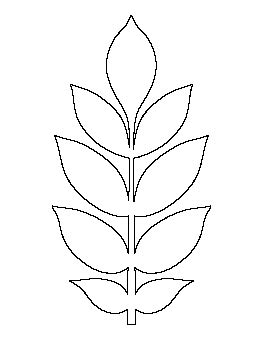 Free Leaf Patterns for Crafts, Stencils, and More