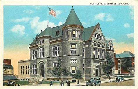 Government Buildings Postcards - Springfield Ohio History (With images) | Springfield ohio, Ohio ...