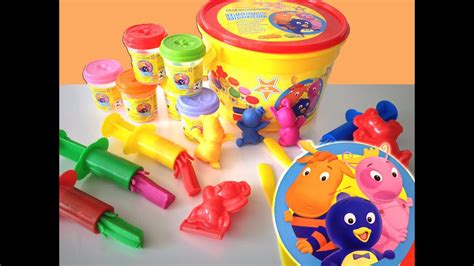 Backyardigans Baldão da Diversão Plastilina Playdough Sunny Unboxing toys - ViYoutube