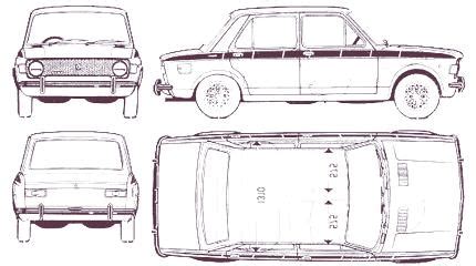 Fiat 128 Iava Ficha Tecnica - bajo lunetaf ag