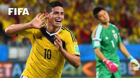 James Rodriguez goal vs Japan | ALL THE ANGLES | 2014 FIFA World Cup - YouTube