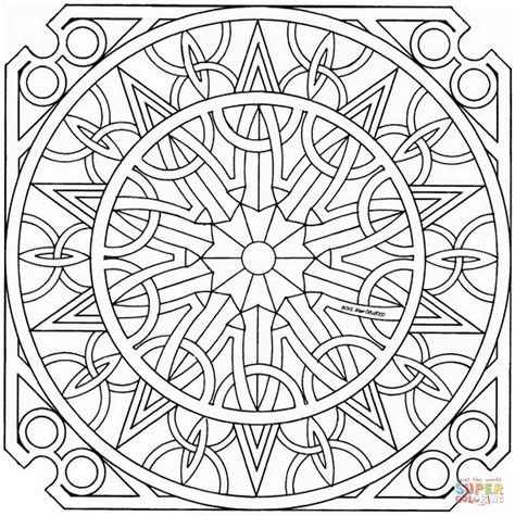 Celtic Mandala coloring page | Free Printable Coloring Pages