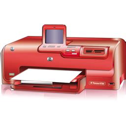 HP Printer Icon | Download Red CandyBar icons | IconsPedia