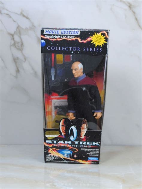 Vintage Star Trek Action Figure Captain Jean-Luc Picard 6140 6141 1994 ...