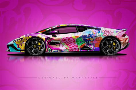 Lamborghini Huracan Tecnica - Pop Art Design | WrapStyle