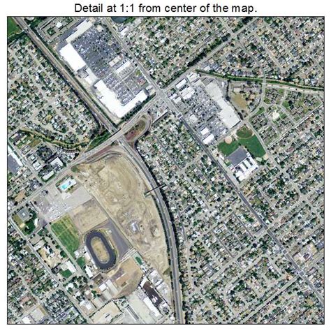 Aerial Photography Map of Petaluma, CA California