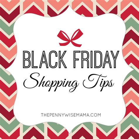 5 Black Friday Shopping Tips - The PennyWiseMama