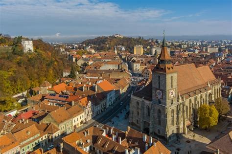 Premium Photo | Brasov old town in autumn