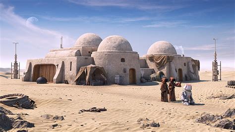 HD wallpaper: Star Wars, Building, Desert, Jawa (Start Wars), Robot, Tatooine (Star Wars ...