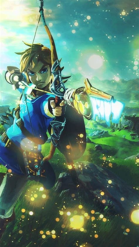 Download Zelda Botw Link Bow And Arrow Wallpaper | Wallpapers.com