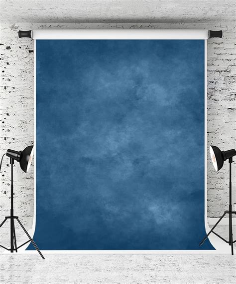 Buy Kate 6.5x10ft Blue Abstract Photography Backdrop Blue Portrait Head ...