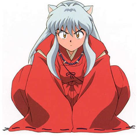 Inuyasha sitting by AlliCat1996 on DeviantArt