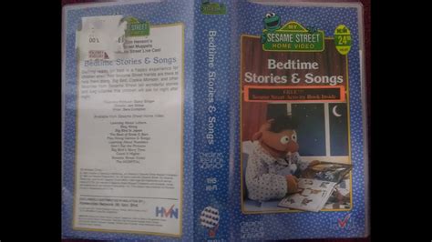 Sesame Street Sleepytime Songs And Stories Vhs