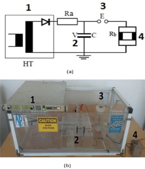 The pulse generator. a) Descriptive schematic of the setup; b) The... | Download Scientific Diagram