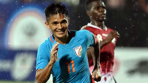 Sunil Chhetri Total International Goals: Record, Stats, Jersey Number ...