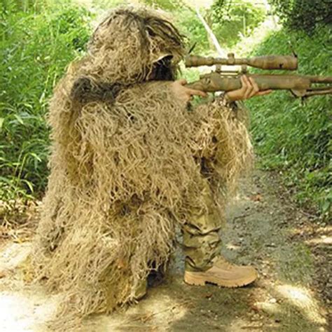 Camouflage Ghillie Suit Secretive Clothes Sniper Suit Military Clothing Army Airsoft Uniform-in ...