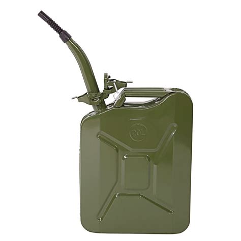 20L 0.6mm Portable American Fuel Oil Drum Compact Petrol Diesel Storage Can with Spout - Walmart ...