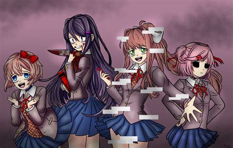 The Deaths of Doki Doki by kurichakira on DeviantArt