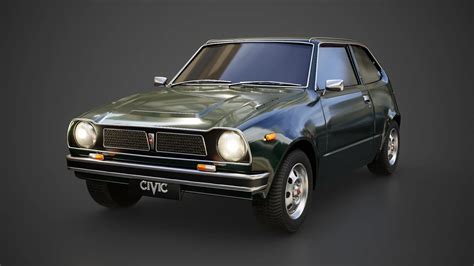 Honda_Civic_1972 - FlippedNormals