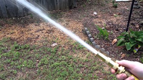Hose Nozzle High Pressure and Flow Demonstration - for Car or Garden ...