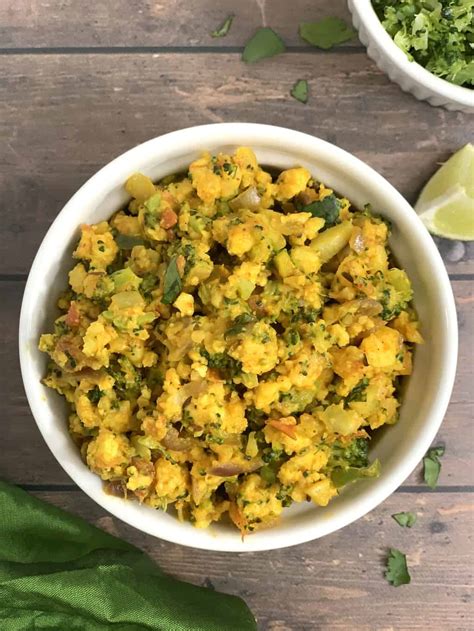 Broccoli Paneer Bhurji Recipe - Indian Veggie Delight