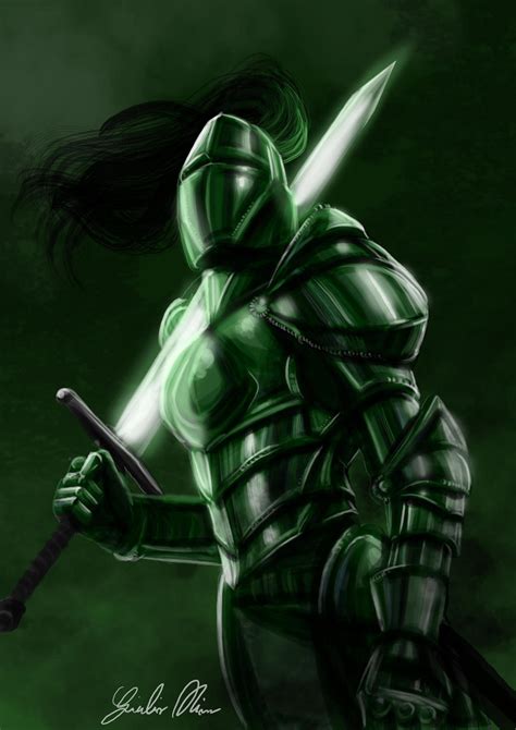 Green knight by Caedes-art on DeviantArt