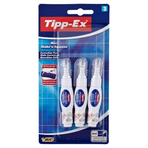 Tipp-Ex Mini Shake & Squeeze Correction Pens - Tesco Groceries