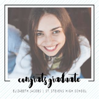 Congrats Graduate - Graduation Announcement Template (Free) | Greetings Island | Graduation ...