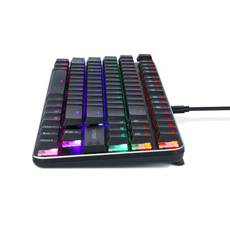 E-Yooso K-630 RGB 87 Keys Wired Mechanical Keyboard Black