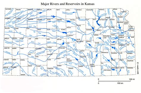 Kansas lakes and rivers | GeoKansas