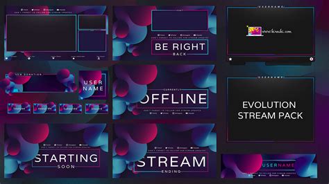 EVOLUTION TWITCH STREAM PACK :: Behance