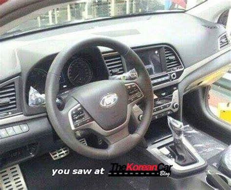 2017 Hyundai Elantra interior spotted undisguised in plant