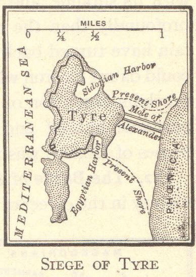 Map of the Siege of Tyre | Student Handouts