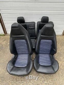 Alfa Romeo 147 Gta Interior Bucket Seats Leather Blue Front Back