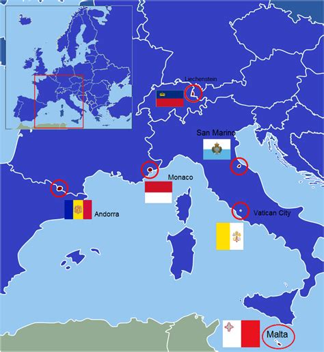 Micro-Estados en Europa - Wikiwand